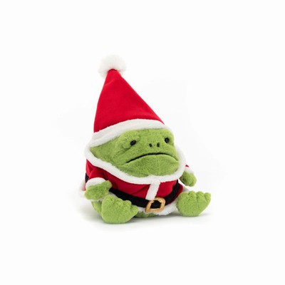 Jellycat Santa Ricky Rain Frog UK | 89461FJOR